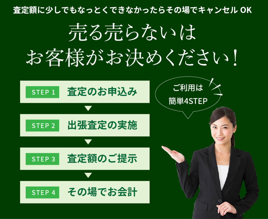 ご利用の流れ 簡単4STEP